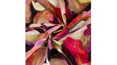 Viscose/EA Heavy Digi Print - Coral