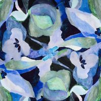 Viscose/EA Heavy Digi Print - Turquoise