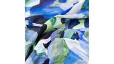 Viscose/EA Heavy Digi Print - Turquoise