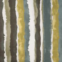 Viscose Nylon Air Flow Print - Brushed Stripes, Khaki