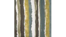 Viscose Nylon Air Flow Print - Brushed Stripes, Khaki