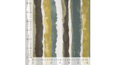 Viscose Nylon Air Flow Print - Brushed Stripes, Khaki