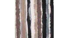 Viscose Nylon Air Flow Print - Brushed Stripes, Sand