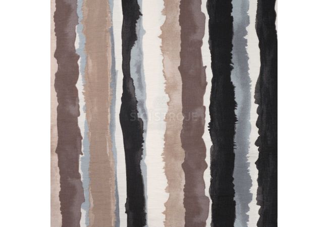 Viscose Nylon Air Flow Print - Brushed Stripes, Sand