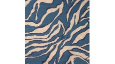 Viscose Nylon Air Flow Print - Denim