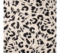 Viscose Nylon Air Flow Print - Brush, Ecru