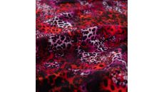 French Terry Digi Print - Red