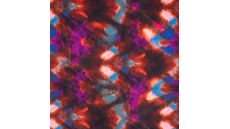 French Terry Digi Print - Coral