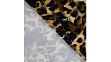 French Terry Digi Print - Khaki