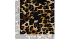 French Terry Digi Print - Khaki