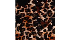 French Terry Digi Print - Caramel