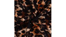 French Terry Digi Print - Caramel