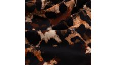 French Terry Digi Print - Caramel