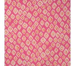 Viscose Chally - Ikat, Fuchsia