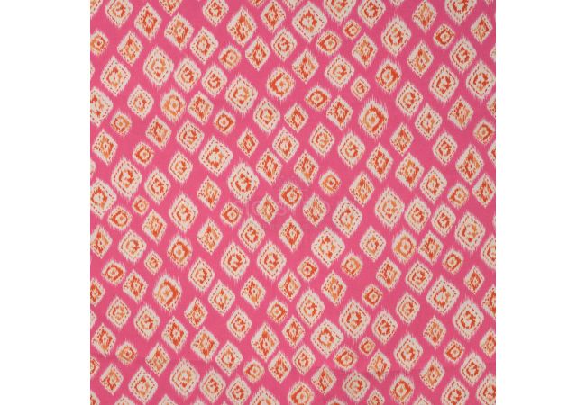Viscose Chally - Ikat, Fuchsia