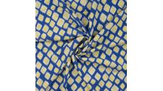 Viscose Chally - Ikat, Royal