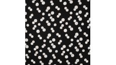 Viscose Chally - Dots, Black