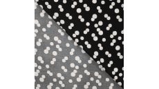 Viscose Chally - Dots, Black