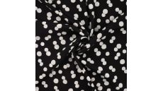 Viscose Chally - Dots, Black