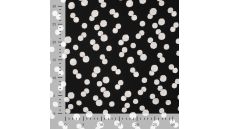 Viscose Chally - Dots, Black