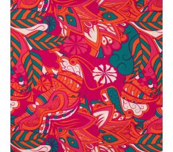 Viscose Chally, Fuchsia