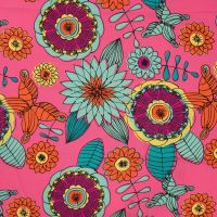 Viscose Chally - Fuchsia