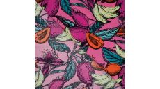 Cotton Rayon Voile - Fruit, Fuchsia