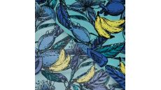 Cotton Rayon Voile - Fruit, Royal