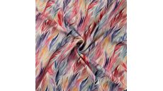 Elegance Linen Rayon Print - Flames Nature