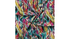 Viscose Crincle - Wild Brush, Fuchsia