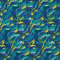 Viscose Crincle - Graphic, Royal