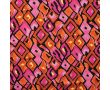 Satin Viscose - Retro Checks, Fuchsia