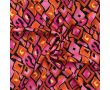Satin Viscose - Retro Checks, Fuchsia