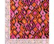 Satin Viscose - Retro Checks, Fuchsia