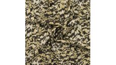 Satin Viscose - Feathers, Khaki