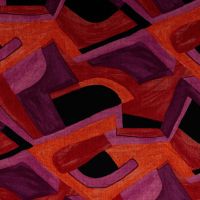 Punta Soft Print - Graphic Blocks, Dark Red