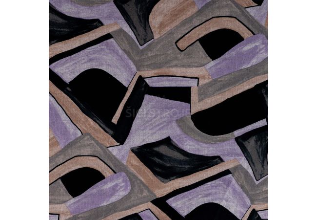 Punta Soft Print - Graphic Blocks, Lilac