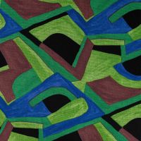 Punta Soft Print - Graphic Blocks, Royal