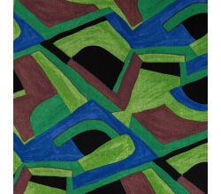 Punta Soft Print - Graphic Blocks, Royal