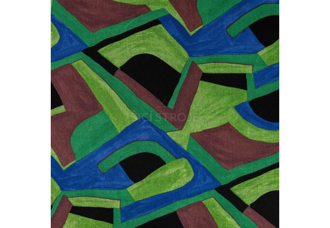 Punta Soft Print - Graphic Blocks, Royal