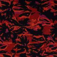 Punta Soft Print - Flowers, Dark Red