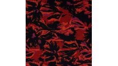 Punta Soft Print - Flowers, Dark Red