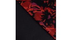 Punta Soft Print - Flowers, Dark Red