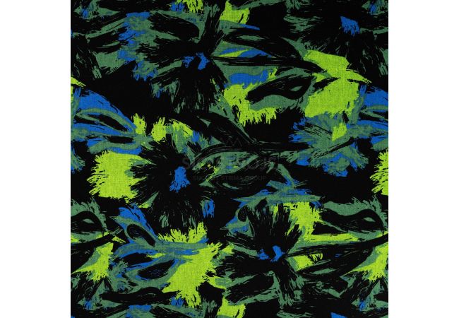 Punta Soft Print - Flowers, Royal