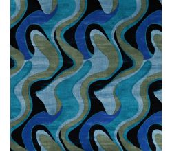 Punta Soft Print - Waves, Petrol