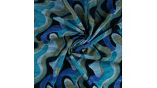 Punta Soft Print - Waves, Petrol