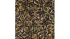 Viscose Stretch Print - Graphic Animals, Khaki