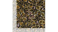 Viscose Stretch Print - Graphic Animals, Khaki