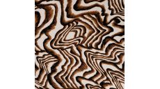 Viscose Stretch Print - Zebra Brush Strokes, Sand