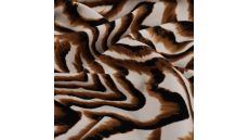 Viscose Stretch Print - Zebra Brush Strokes, Sand